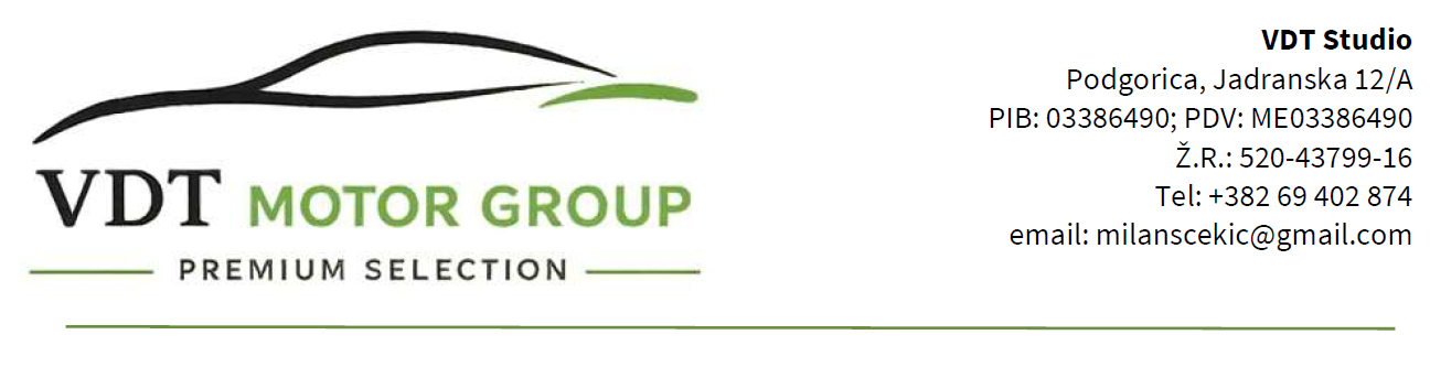 Memorandum VDT Motor Group